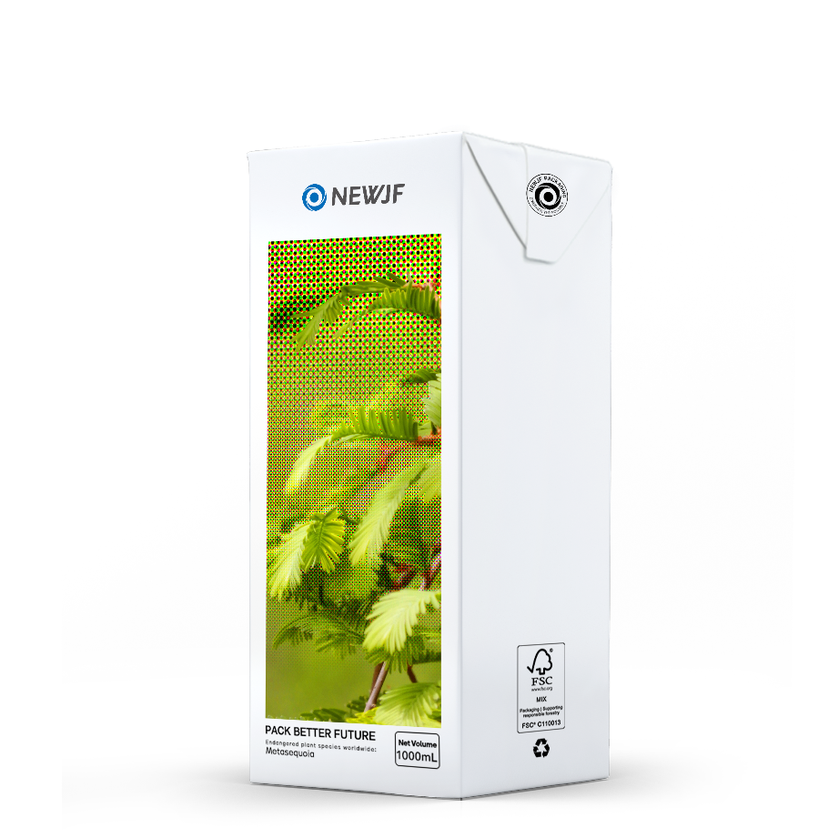 Brick Aseptic Packages (Square) 1000ml Family Sized Square Aseptic Packaging