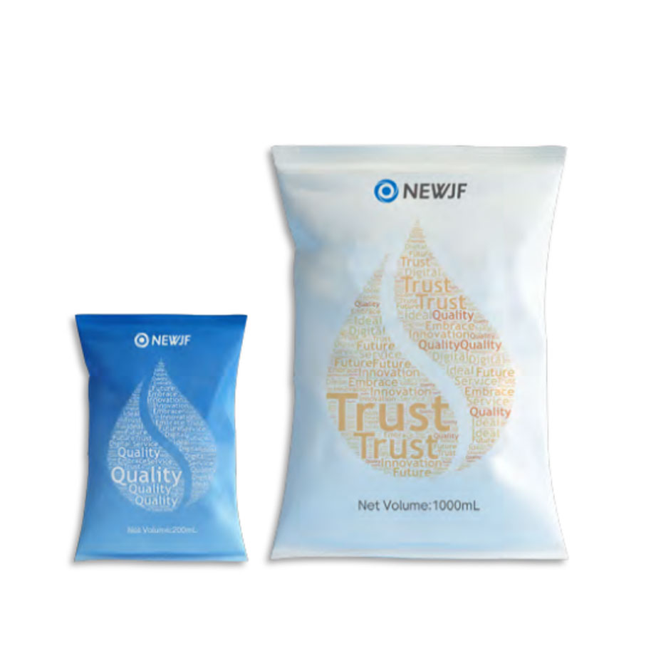 Pillow Aseptic Package Classic and Minimalistic Shaped Pillow Aseptic Packaging